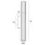 Maxlight w0364 kinkiet fayette 31cm 6w złoty ip44 3000k