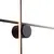 Maxlight w0370 kinkiet arne 90cm 15w czarny ip44 3000k