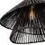 Maxlight p0580 lampa wisząca amalfi ii black