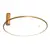 Maxlight c0240 plafon queen 80cm  brushed gold 20w 3000k