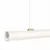 Maxlight p0622 lampa wisząca fayette złota 121cm 23,2w 3000k ip44
