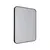 Maxlight w0384 mirror prostokąt 76x91cm czarne lustro podświetlane