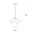 Maxlight p0650 lampa wisząca lando