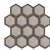 Marca Corona Terra Decori Esagono Cornice 25x21,6x0,9 Płytka gresowa