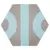 Peronda Roll by Dsignio ROLL GREY -BLUE 28,5X24,8 płytka ceramiczna matowa