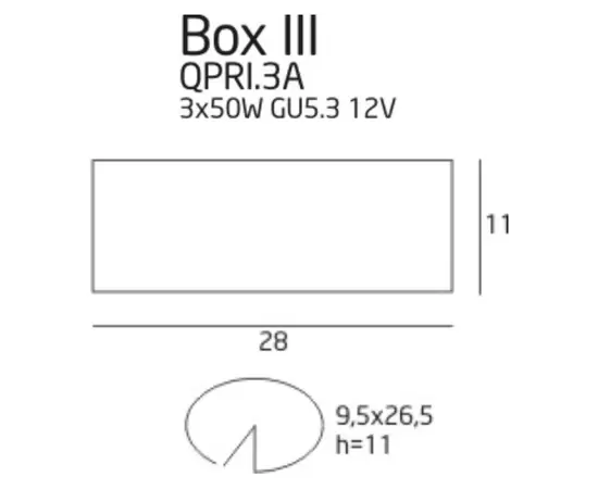 MAXLIGHT Box III *H0017* Oprawa halogenowa podtynkowa DARMOWA WYSYŁKA W 24h