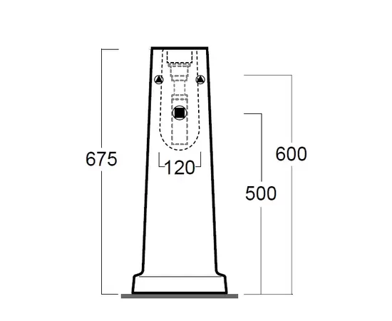 Simas Evolution 67,5cm Postument