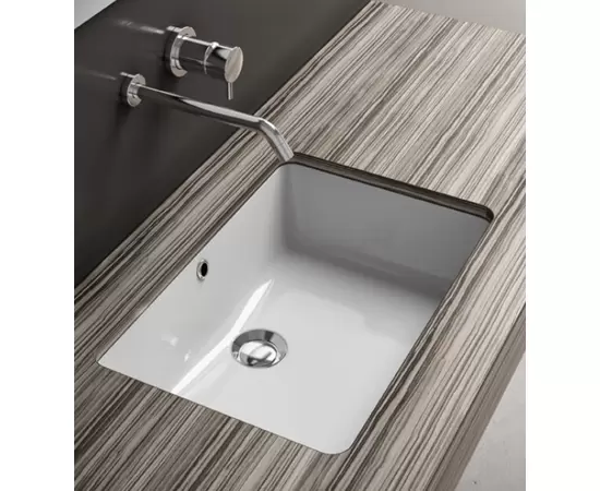 Olympia Ceramica Linea lavabi 56x37,5cm Umywalka podblatowa biała