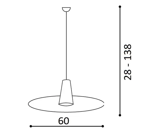 Cattaneo Bird 857/60S lampa wisząca biała