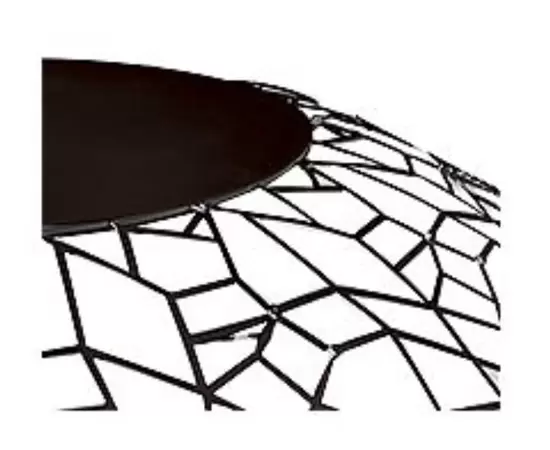 Cattaneo Nassa 864/80S lampa wisząca czarna duża