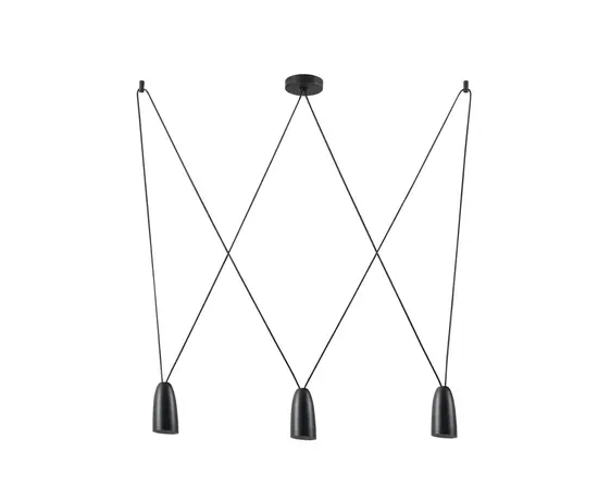 Maxlight sistema p0399 lampa wisząca czarna