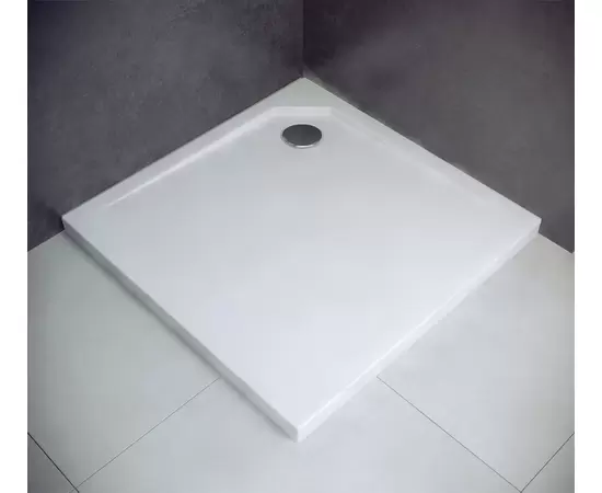 Besco Acro Utraslim brodzik biały 80x80x2