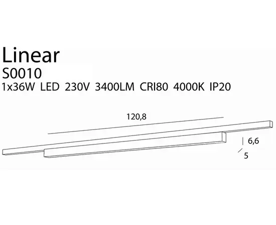 LINEAR S0010 OPRAWA DO SZYNOPRZEWODU