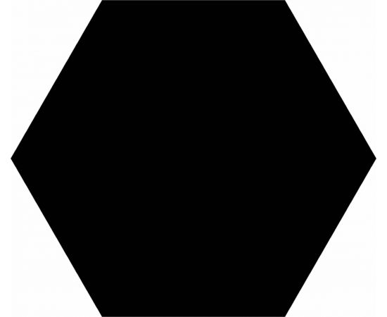 Codicer95 Basic Black Hex 25x22 Płytka Gresowa Podłogowo-Ścienna