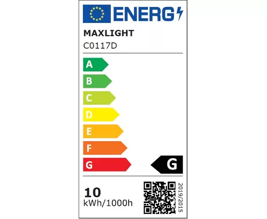 Maxlight Organic C0117D Plafon Ściemnialny Chrom