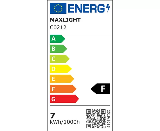 MAXLIGHT Tub C0212 lampa sufitowa kwadratowa czarna + pierścień ozdobny złoty DARMOWA WYSYŁKA W 24h