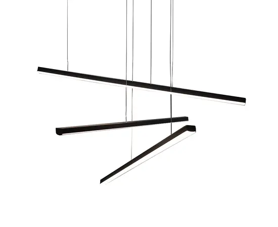 Maxlight trio p0311d lampa wisząca ściemnialna czarna