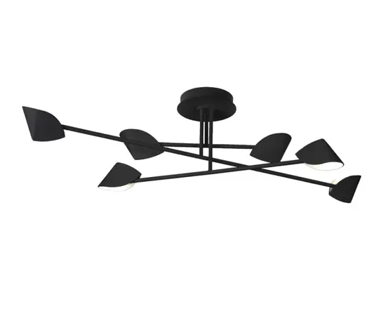 Mantra Cappuccina Lampa Sufitowa/Plafon Czarny 7580