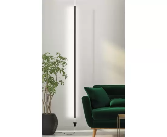 Mantra Vertical Lampa Podłogowa Czarna 7352