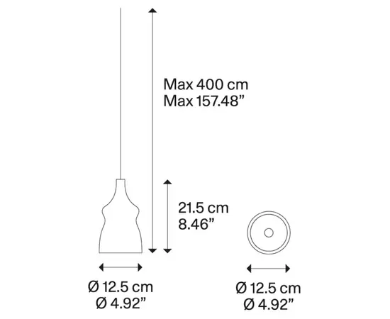 Lodes Nostalgia Small Lampa Wisząca Chrom 15422 4027