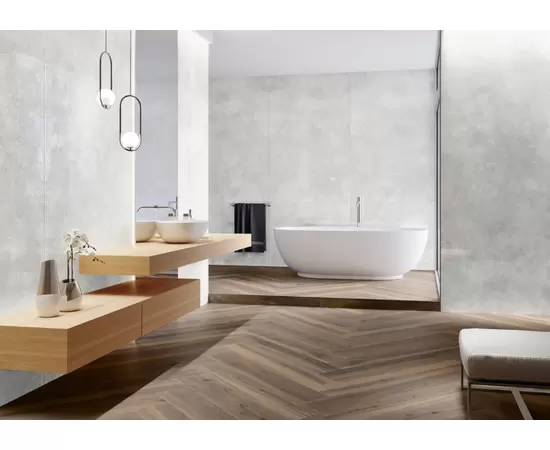 Cerrad Modern Concrete Silver 79,7X159,7x0,8 Płytka Gresowa Lappato