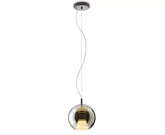 Fabbian Beluga Royal Lampa Wisząca Tytan D57 A51 34