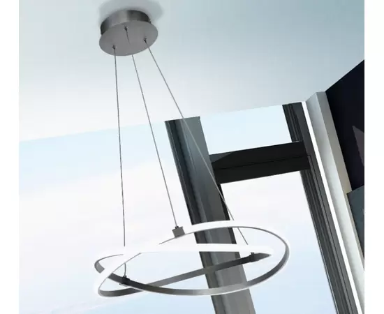 Mantra Infinity Lampa Wisząca Srebrna 5380