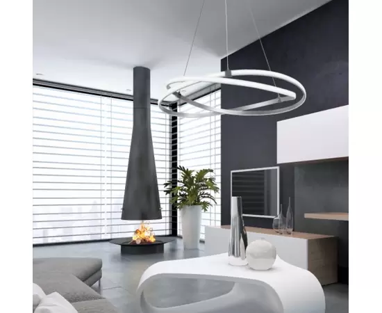 Mantra Infinity Lampa Wisząca Srebrna 5381