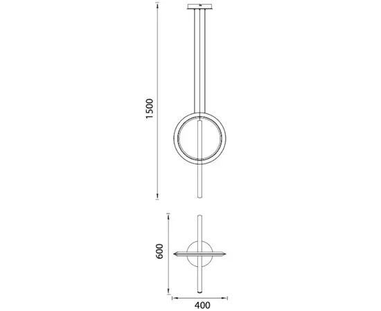 Mantra kitesurf lampa wisząca biała 7191