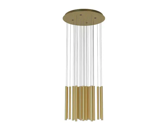 Organic p0476d lampa wisząca złota ściemnialna