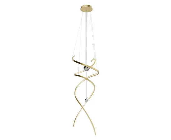 Maxlight ritz p0483d lampa wisząca złoto szczotkowane