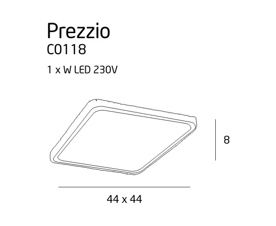 Maxlight prezzio  c0118  plafon darmowa wysyłka w 24h