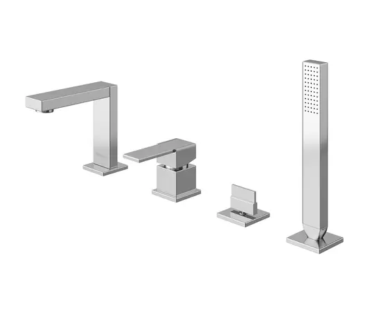 Kohlman Excelent Bateria Wannowa 4-otworowa Chrom QB243H