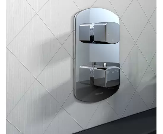 Kohlman foxal bateria wannowa termostatyczna podtynkowa chrom qw433f