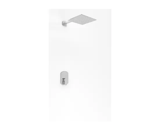 Kohlman Foxal Zestaw Prysznicowy Podtynkowy z deszczownicą 35cm Chrom QW220FQ35