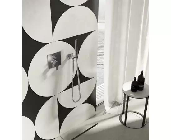 Kohlman gixs zestaw prysznicowy podtynkowy z deszczownicą 25cm chrom qw210gr25