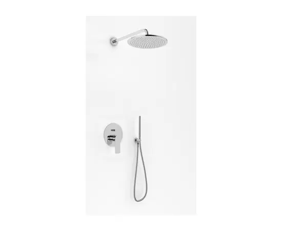 Kohlman Proxima Zestaw Prysznicowy Podtynkowy z deszczownicą 35cm Chrom QW210PR35