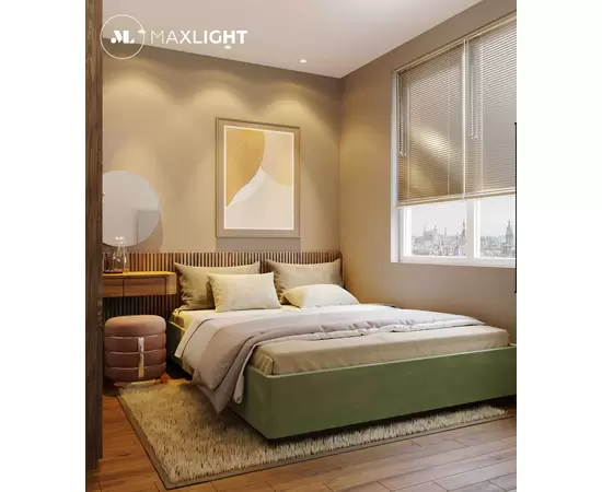 Maxlight galexo h0106 oprawa podtynkowa biała