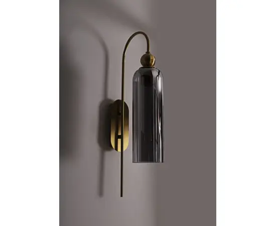 Maxlight campanila w0333 kinkiet smoky glass