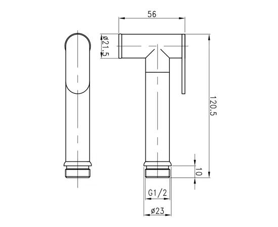 Mobi northern copper brushed bateria bidetowa podtynkowa mosiądz szczotkowany nzh4217cb