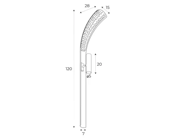 Maxlight cobra w0342 kinkiet