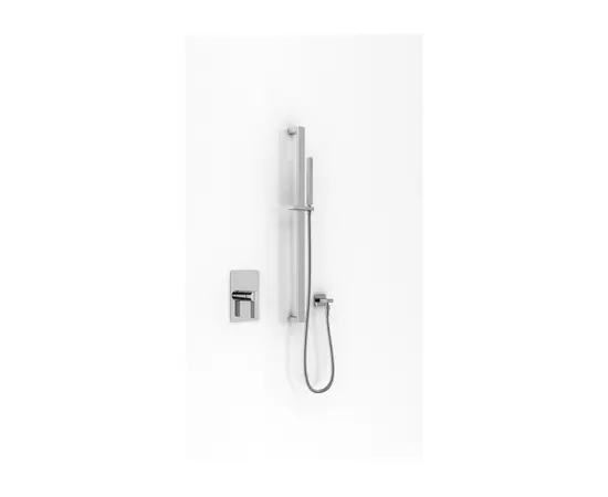 Kohlman dexame zestaw prysznicowy podtynkowy z drążkiem 66cm chrom qw220dsp3