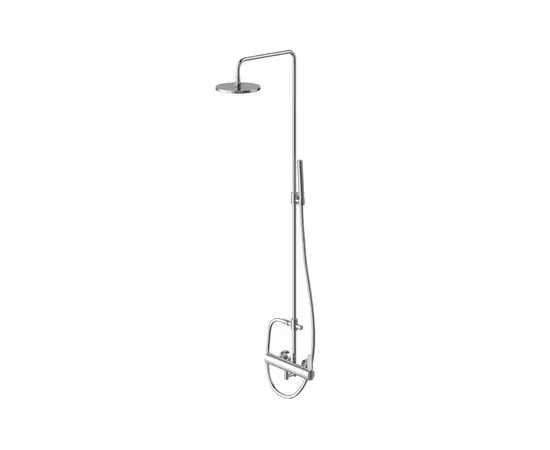 Kohlman Dexame Zestaw Prysznicowy Ścienny Chrom QW276D