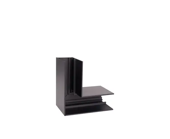 Maxlight magnetic mt0003 kątownik 90° głęboki czarny montaż na sufit lub ścianę do szyn mt0001, mt0002