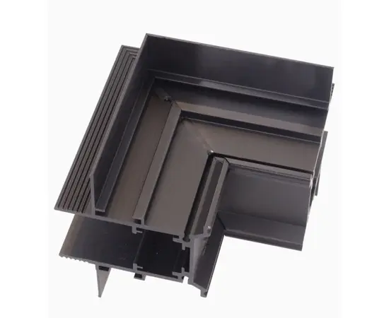 Maxlight magnetic mt0009 kątownik czarny do użycia przy uskoku na suficie do szyn mt0006, mt0007