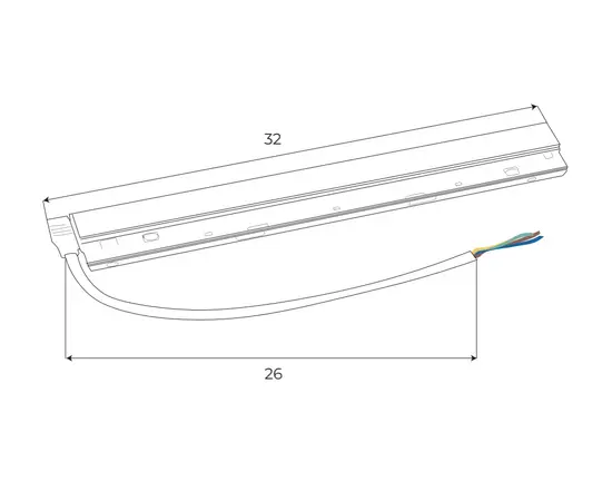 Maxlight magnetic  ma0004 zasilacz wewnętrzny 100w do szyn magnetycznych