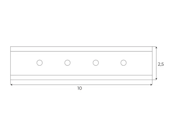 Maxlight magnetic ma0009 adaptor do łączenia szyna + szyna (1 sztuka) mt0001, mt0002, mt0011, mt0012