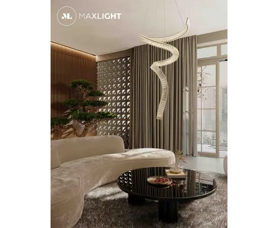 Maxlight charme p0477 lampa wisząca złota