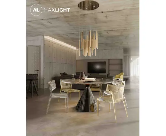 Maxlight  p0476d lampa wisząca złota ściemnialna