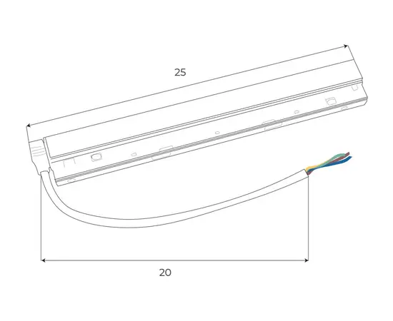 Maxlight magnetic ma0005 zasilacz wewnętrzny 200w do szyn magnetycznych
